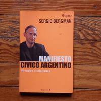 Manifiesto Cívico Argentino. Rabino Sergio Bergman segunda mano  Argentina