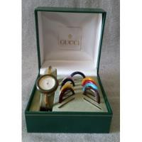 Reloj Mujer Gucci 1100-l Bisel Intercambiable/pila/m.bueno, usado segunda mano  Argentina
