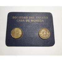 Presentación Casa De Moneda 5 Pesos 1977 Brown ( Leer )  segunda mano  Argentina
