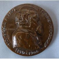 Medallón R. Corbin Hommage A Paul Cezanne Bronce Francés  segunda mano  Argentina