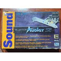 Placa Soundblaster Audigy Se. Modelo Sb0570l4. En Caja. Comp segunda mano  Argentina