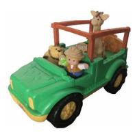 Fisher Price Little People Safari Jeep/auto+ Animales+muñeco, usado segunda mano  Argentina