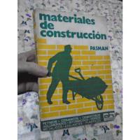 Materiales De Construcción - Arquitectura Pasman Ed Cesarini segunda mano  Argentina
