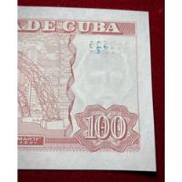 Billete 100 Pesos Cuba 2023 Pick 129 Error Retinte Míralo segunda mano  Argentina