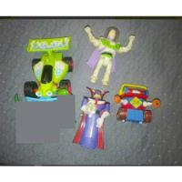 4 Muñecos Disney Toy Story: Buzz, Auto,robot Y Zod , usado segunda mano  Argentina