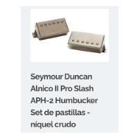Microfonos Seymor Duncan Slash Signature Alnico Pro Ii Set segunda mano  Argentina