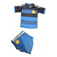 Conjunto De Football Argentina Niño Talle 4 Camiseta + Short, usado segunda mano  Argentina