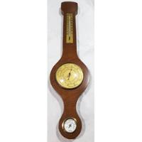 Usado, Antiguo Barometro Termometro Higrometro Madera / Banjo A69cm segunda mano  Argentina