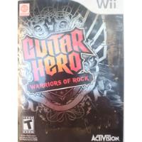 Guitar Hero Warriors Of Rock Wii Juego Original En Caballito segunda mano  Argentina