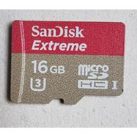 Tarjeta De Memoria Sd Sandisk 16 Gb Extreme segunda mano  Argentina