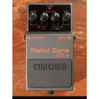 Pedal Distorsion Guitarra Boss Mt2 Metal Zone Envío Tarjeta , usado segunda mano  Argentina
