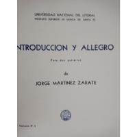 Introduccion Y Allegro Para Dos Guitarras Martinez Zarate segunda mano  Argentina