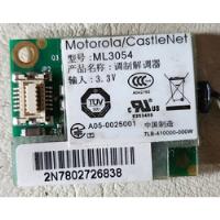 Modem Notebook Motorola Mod. Ml3054 P/n 6-88-l39t1-5300+flex segunda mano  Argentina