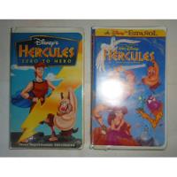 Lote 2 Peliculas Vhs Disney Hercules Originales Made In Usa segunda mano  Argentina