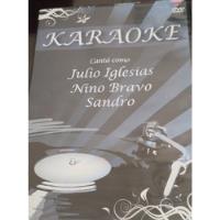 Karaoke Canta Como Julio Iglesias Nino Bravo Sandro Dvd, usado segunda mano  Argentina