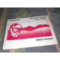 Usado, Antiguo Manual Honda Xr 250 Tornado segunda mano  Argentina