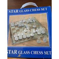 Juego De Ajedrez Cristal, Glass Chess Set 20x20 segunda mano  Argentina