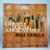 Grupo Vocal Argentino Misa Criolla Farias Gomez Vinilo Lp Ex segunda mano  Argentina