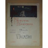 Partitura Petite Barcarolle Pour Piano V. Dolmetsch Francés segunda mano  Argentina