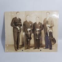 Antigua Foto Orquesta Violín 1930 Sepia Cuarteto Mag 61045 segunda mano  Argentina