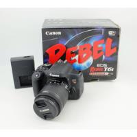 Usado,  Canon T6i + Lente 18-55mm Is Stm Dslr Color  Negro  segunda mano  Argentina
