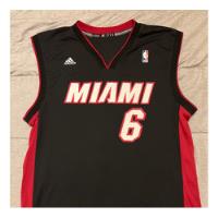 Usado, Casaca Miami Heat 6 Lebron James Camiseta Año 2013 segunda mano  Argentina