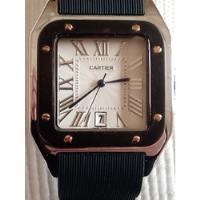 Reloj Cartier Santos Compatible Con Calendario Paso Rapido  segunda mano  Argentina