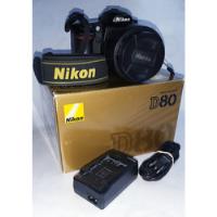 Usado, Nikon D80 Con Zoom  18mm X 135mm segunda mano  Argentina