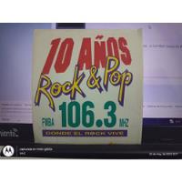 Sticker: 10 Años De Rock & Pop segunda mano  Argentina