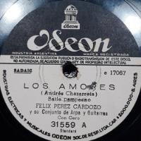 Pasta Felix Perez Cardozo Conj Arpa Guitarras Odeon C502 segunda mano  Argentina