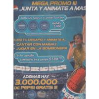 Usado, Publicidad Promo Pepsi - Juga Y Canta En La Bombonera - 2003 segunda mano  Argentina