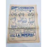 Antiguo Catálogo Tienda La Imperial 1940 Vestiment Mag 58942 segunda mano  Argentina