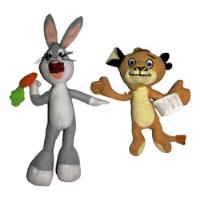 2 Muñeco Peluche Alex Madagascar Y Bugs Bunny De Colección segunda mano  Argentina