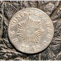 Moneda Confederada 2 Reales 1849 Provincia De Córdoba Plata! segunda mano  Argentina