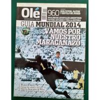 Revista Olé Guia Campeonato Mundial Brasil 2014 Messi segunda mano  Argentina