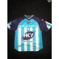 Camiseta De Racing Club Campeón 2001   segunda mano  Argentina