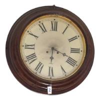 Reloj Antiguo De Pared Original De Madera  Diametro 50 Cm segunda mano  Argentina