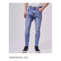 Jeans Herencia Hombre Chupin Hell Ice Celeste Poco Uso, usado segunda mano  Argentina