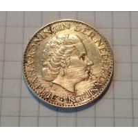 Moneda De Plata  Holanda 1 Gulden Año 1957 6,4 Grs segunda mano  Argentina