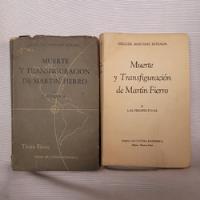 Muerte Y Transfiguracion Martin Fierro Martinez Estrada 2 T segunda mano  Argentina