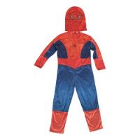 Usado, Disfraz Raso De Spiderman Hombre Araña Con Máscara - Talle 3 segunda mano  Argentina