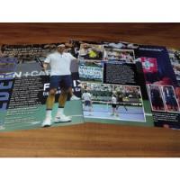 (a286) Roger Federer * Clippings Revista 4 Pgs * 2019 segunda mano  Argentina