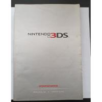 Manual Nintendo 3ds Original  segunda mano  Argentina