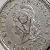 Moneda 1958 Con Grabado Pv (perón Vuelve) $1 Numismática, usado segunda mano  Argentina