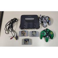 Consola Nintendo 64 Orig Usa C/accesorios - Fuente Quemada  segunda mano  Argentina