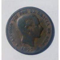 Moneda De España 5 Centimos 1877 Fine segunda mano  Argentina