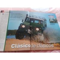 Revista Parabrisas 296 Junio2003 Land Rover Defender110.leer segunda mano  Argentina