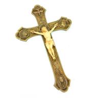 Cruz Crucifijo Cristo Antiguo En Bronce M5 - Religion segunda mano  Argentina