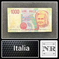 Usado, Italia - 1000 Liras - Año 1991 - P #114 - Montessori - Ab segunda mano  Argentina