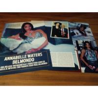 (o015) Annabelle Waters Belmondo * Clippings Revista 3 Pgs segunda mano  Argentina